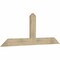 Ekena Millwork Portland Rough Sawn Timber Gable Bracket, Douglas Fir, 72"W x 27"H x 2"D x 6"F, 9/12 Pitch GBW072X27X0206POR00RDF - alternate 4
